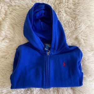 Polo by Ralph Lauren little boy blue full-zip hoodie